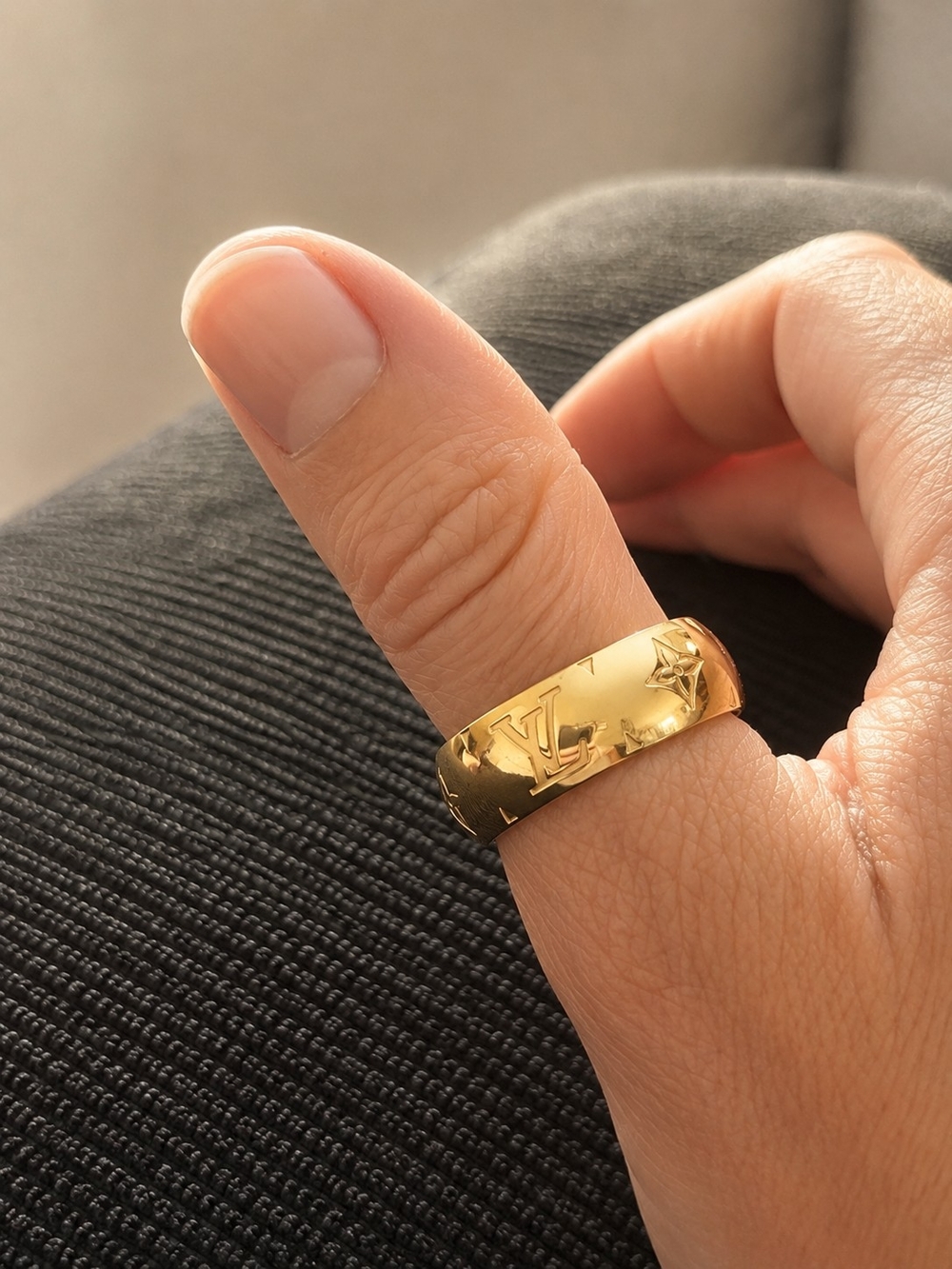 Gold Plated Dome Statement Ring